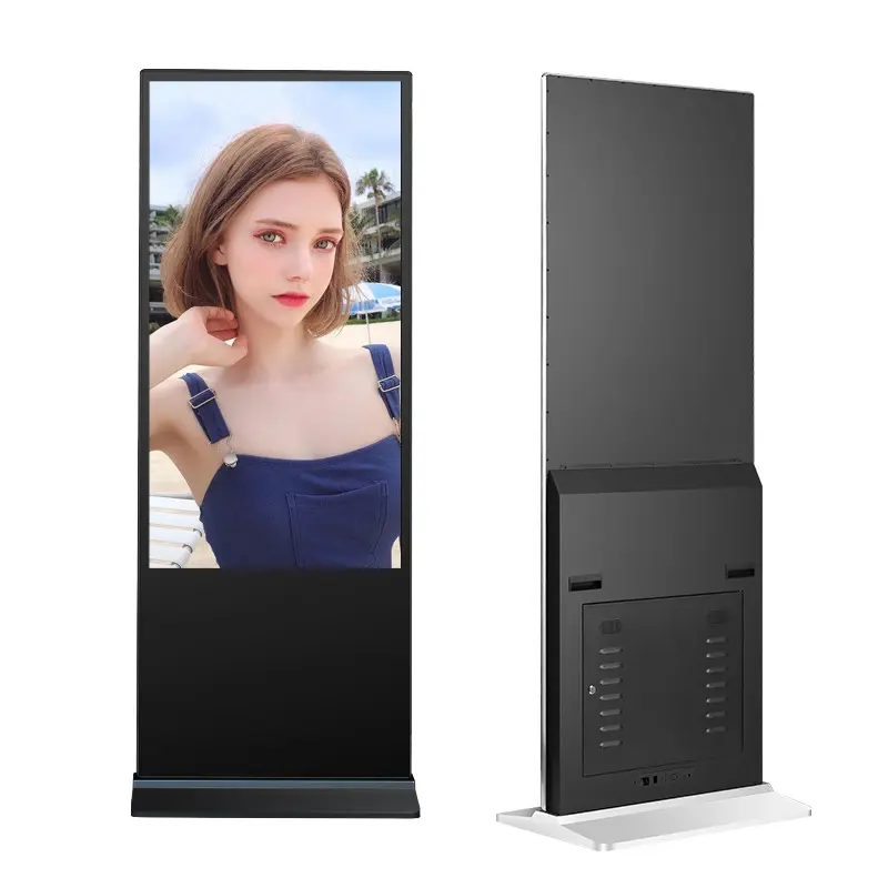 32-65” Indoor Floor Stand LCD Display Digital Signage For Advertising